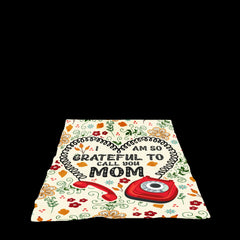 I Am So Grateful – Coral Fleece Blanket